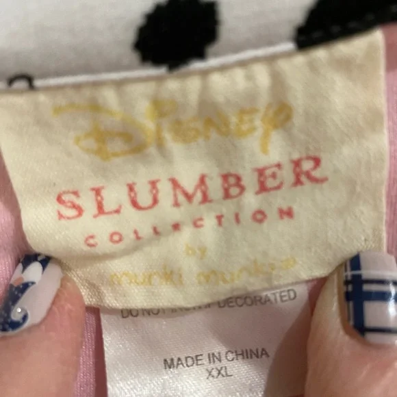 Disney Minnie Mouse Polka Dot Pajama Set - Black, White, Pink - Picture 7 of 11